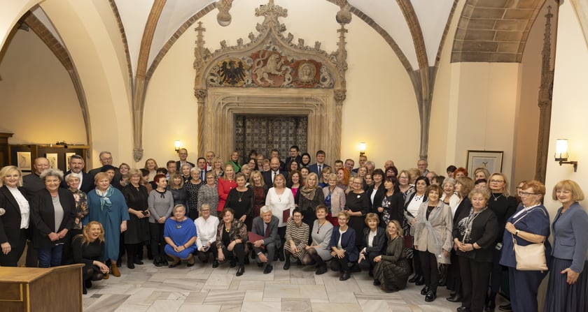 Uroczystość wręczenia dyplomów wrocławskim nauczycielom