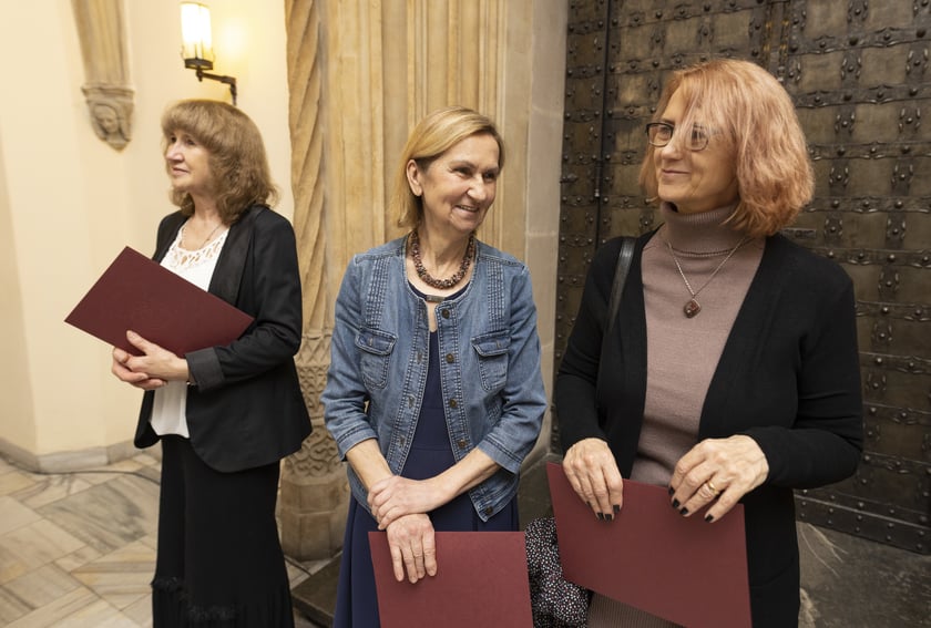 Uroczystość wręczenia dyplomów wrocławskim nauczycielom
