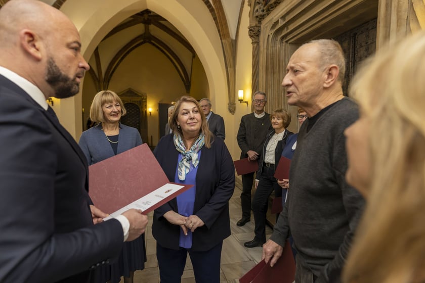 Uroczystość wręczenia dyplomów wrocławskim nauczycielom