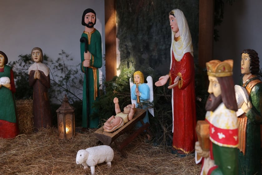 Żywa szopka ze zwierzętami na Wittigowie