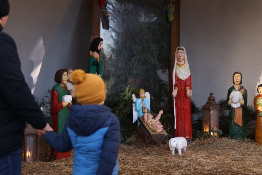 Żywa szopka ze zwierzętami na Wittigowie