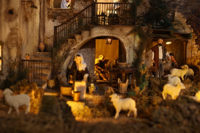 Szopka betlejemska w katedrze na Ostrowie Tumskim