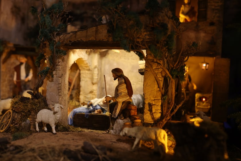 Szopka betlejemska w katedrze na Ostrowie Tumskim