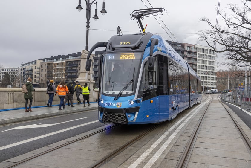 Dzień jazdy próbnej tramwajem na mostach Pomorskich