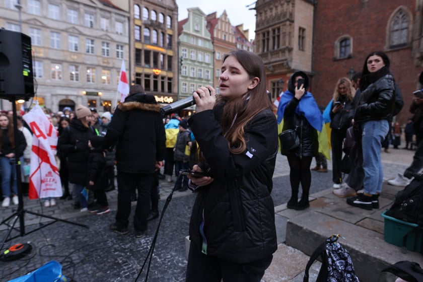 Wrocławskie uroczystości w rocznicę bohaterskiego oporu Ukraińców przeciwko rosyjskiej inwazji