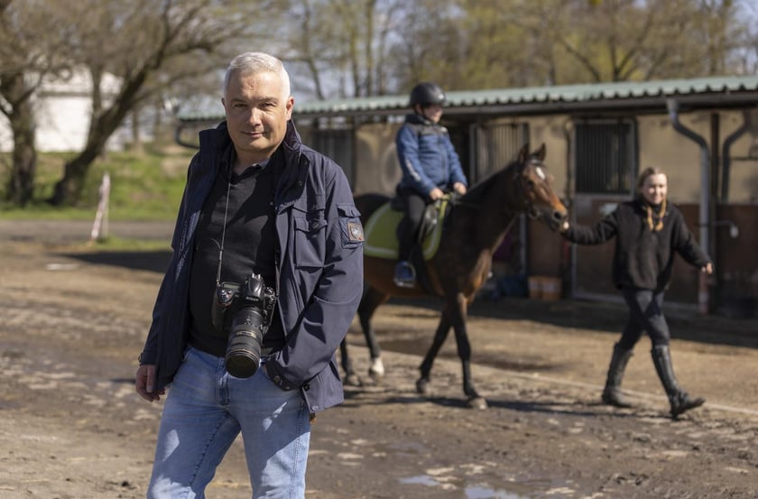 Wiktor Rzeżuchowski, fotograf, instruktor jazdy konnej