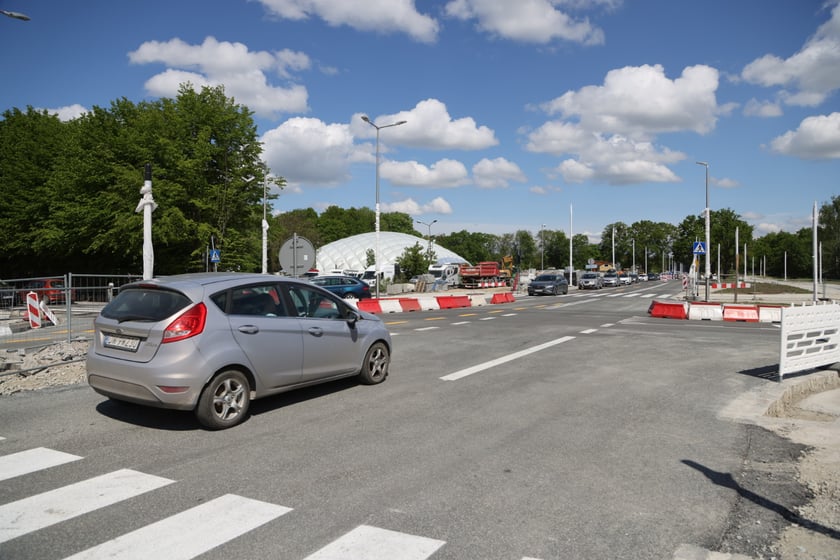 Przejezdny odcinek AWW - Olszewskiego - Mickiewicza