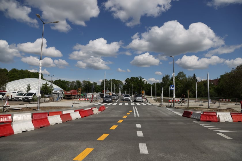 Przejezdny odcinek AWW - Olszewskiego - Mickiewicza