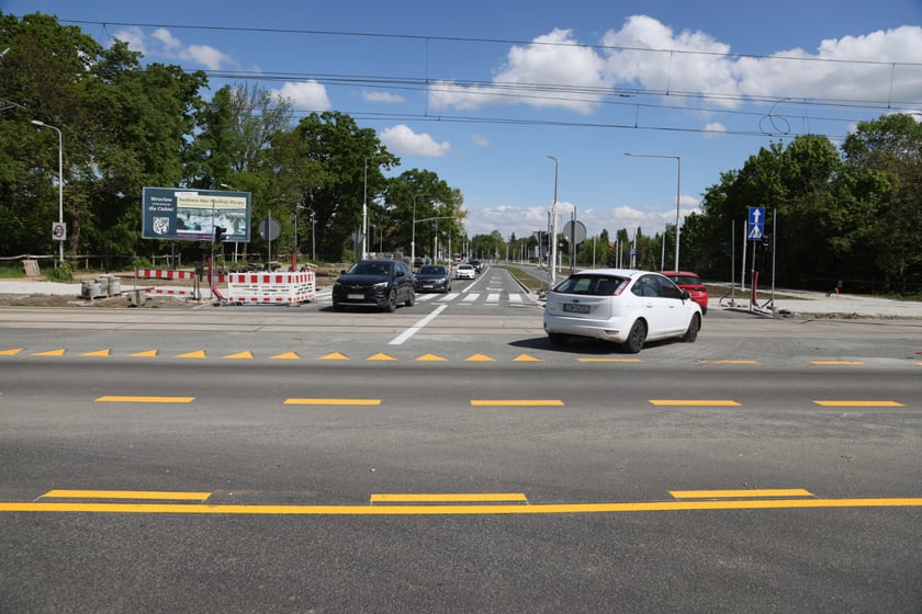 Przejezdny odcinek AWW - Olszewskiego - Mickiewicza
