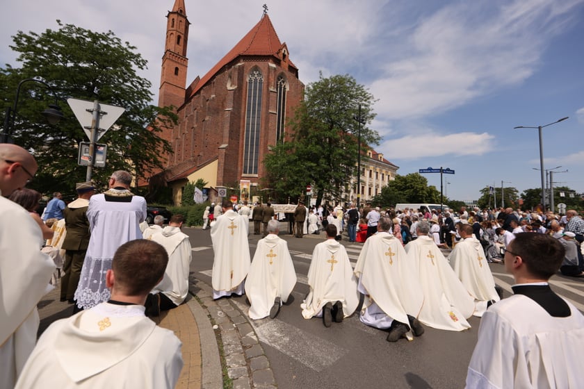 Procesja Bożego Ciała 2023 we Wrocławiu