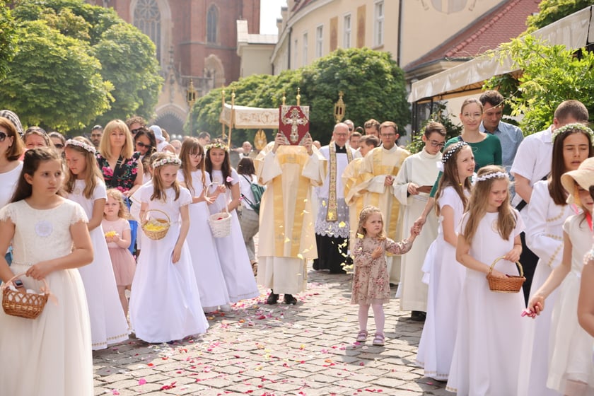 Procesja Bożego Ciała we Wrocławiu 2023