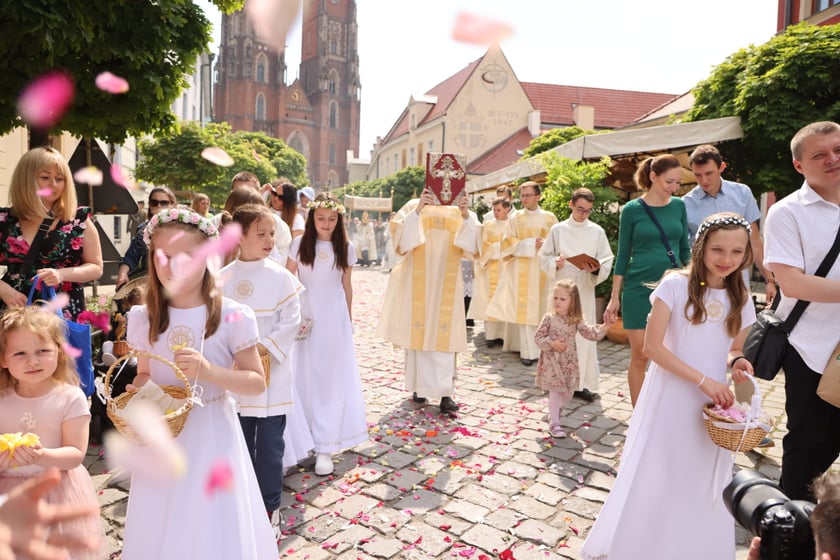 Procesja Bożego Ciała we Wrocławiu 2023