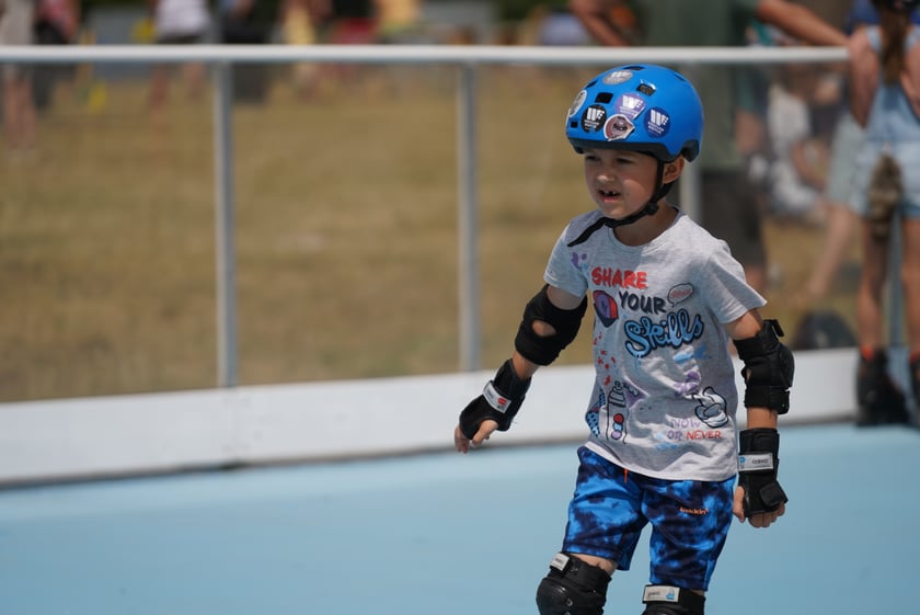 Na Piknik Rodzinny na torze wrotkarskim przyszło wielu wrocławian