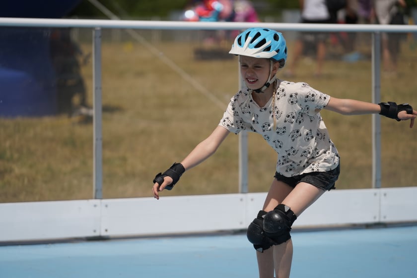 Na Piknik Rodzinny na torze wrotkarskim przyszło wielu wrocławian