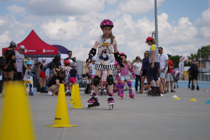 Na Piknik Rodzinny na torze wrotkarskim przyszło wielu wrocławian