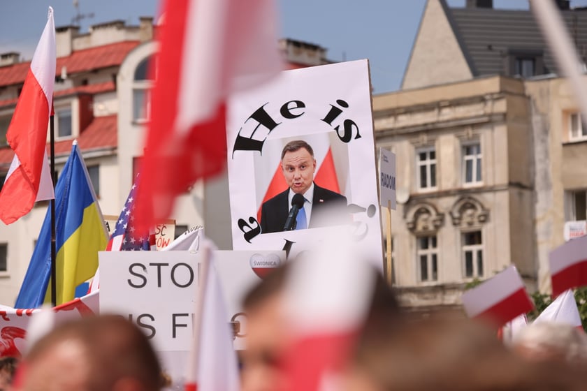 Wiec Donalda Tuska we Wrocławiu