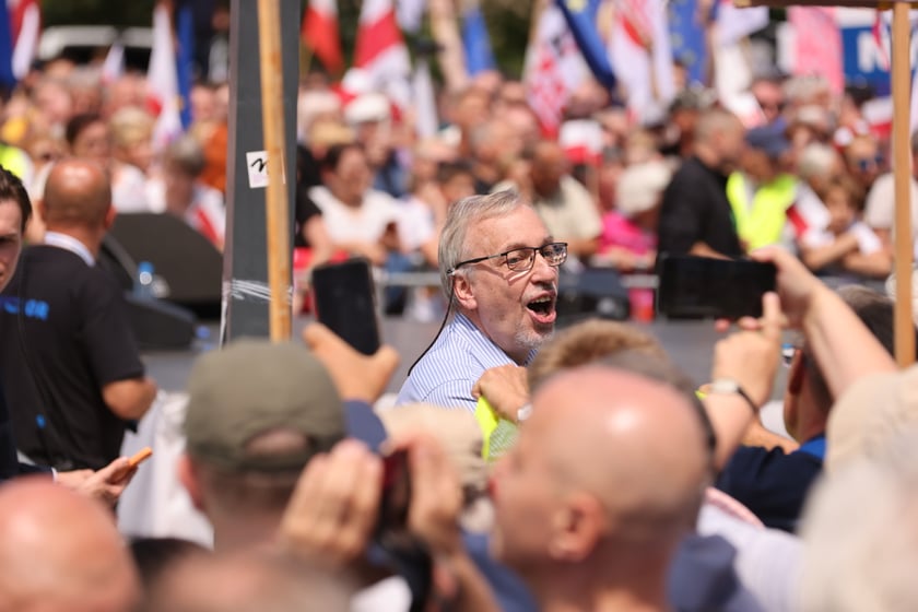 Wiec Donalda Tuska we Wrocławiu