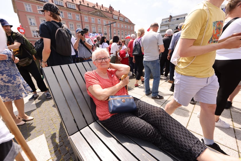 Wiec Donalda Tuska we Wrocławiu