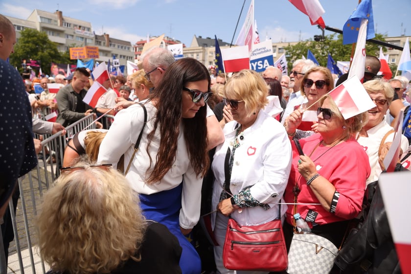 Wiec Donalda Tuska we Wrocławiu