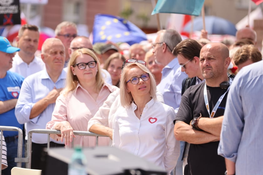 Wiec Donalda Tuska we Wrocławiu