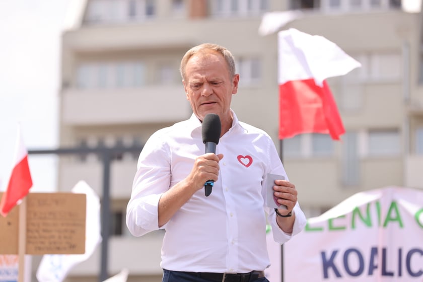 Wiec Donalda Tuska we Wrocławiu