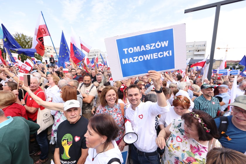 Wiec Donalda Tuska we Wrocławiu