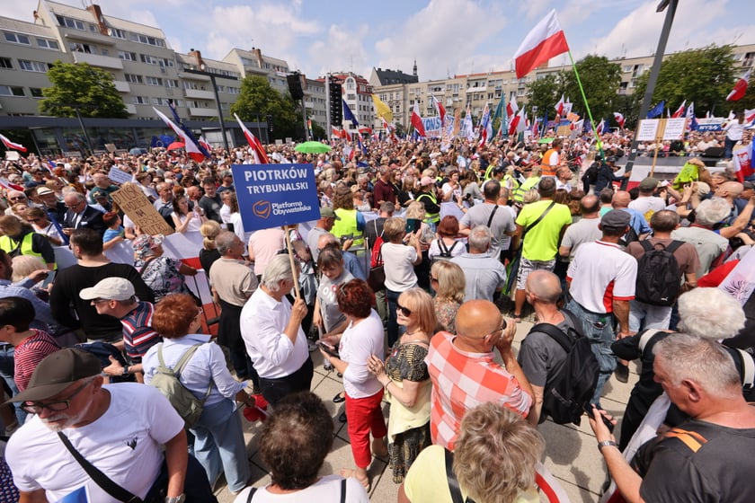 Wiec Donalda Tuska we Wrocławiu