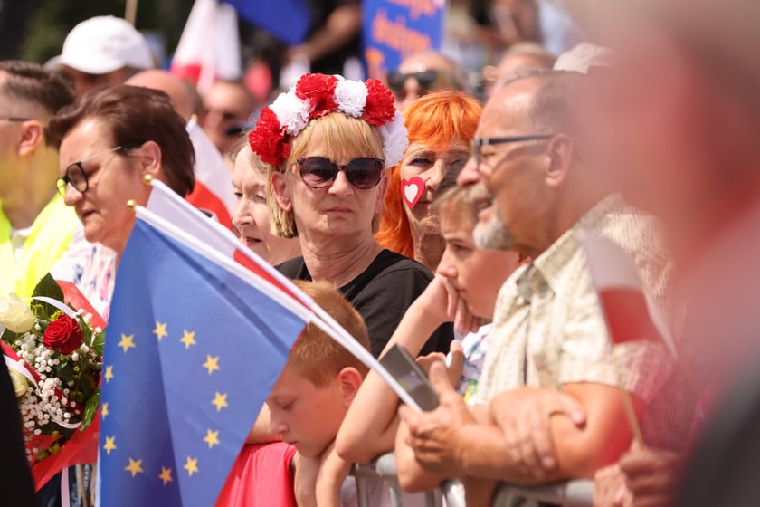 Wiec Donalda Tuska we Wrocławiu