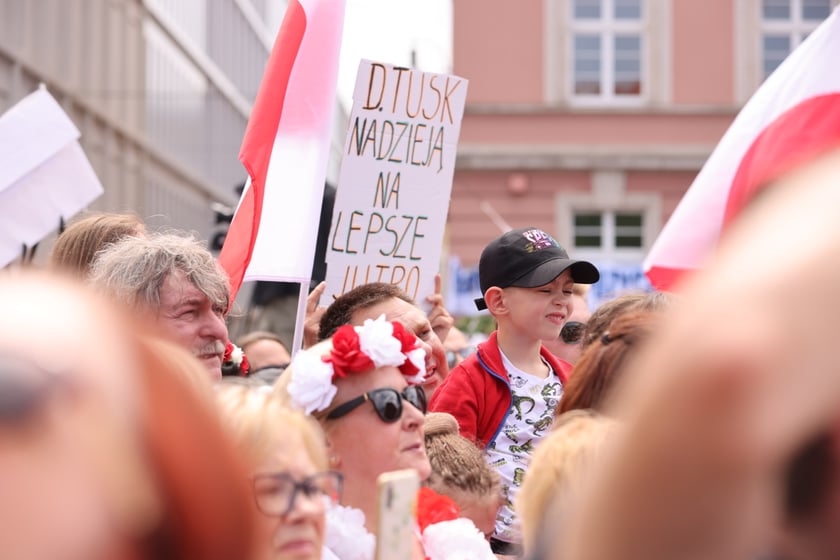 Donald Tusk we Wrocławiu