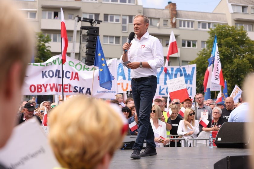 Donald Tusk we Wrocławiu