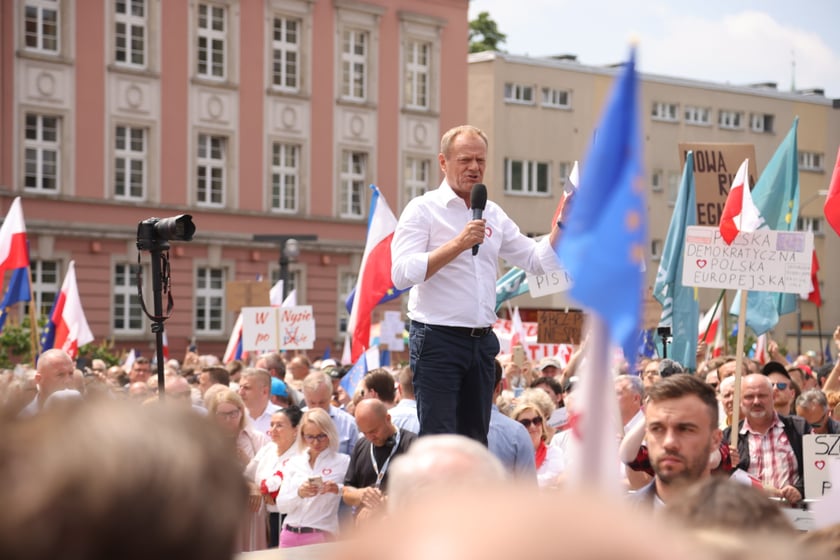 Donald Tusk we Wrocławiu