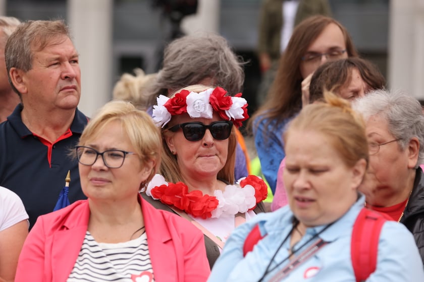 Wiec Donalda Tuska we Wrocławiu na Nowym Targu