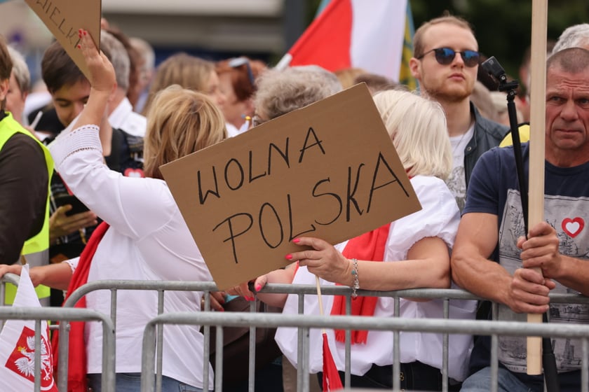 Wiec Donalda Tuska we Wrocławiu na Nowym Targu