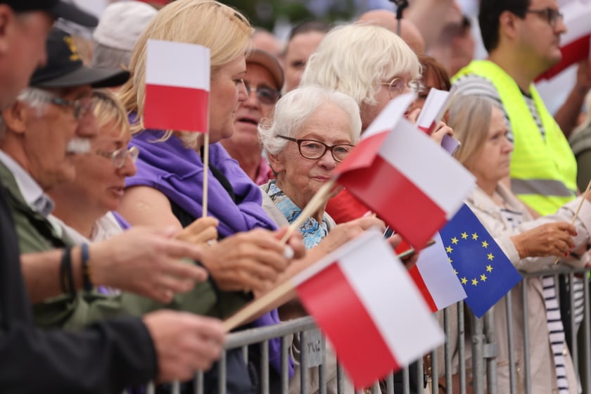 Wiec Donalda Tuska we Wrocławiu na Nowym Targu