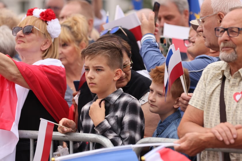 Wiec Donalda Tuska we Wrocławiu na Nowym Targu