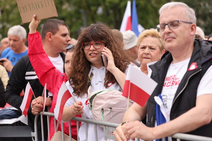 Wiec Donalda Tuska we Wrocławiu na Nowym Targu