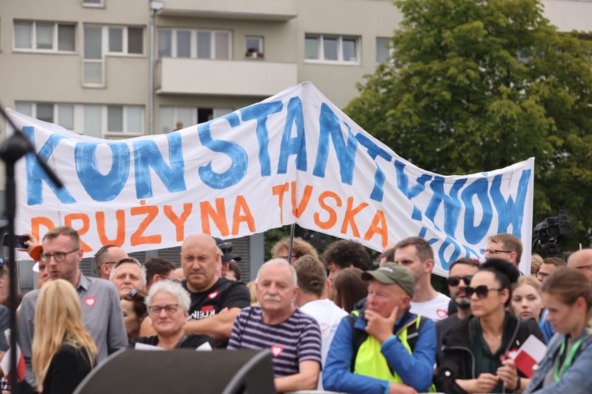 Wiec Donalda Tuska we Wrocławiu na Nowym Targu