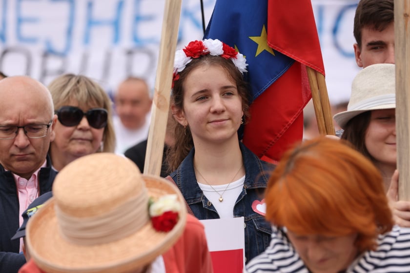 Wiec Donalda Tuska we Wrocławiu na Nowym Targu