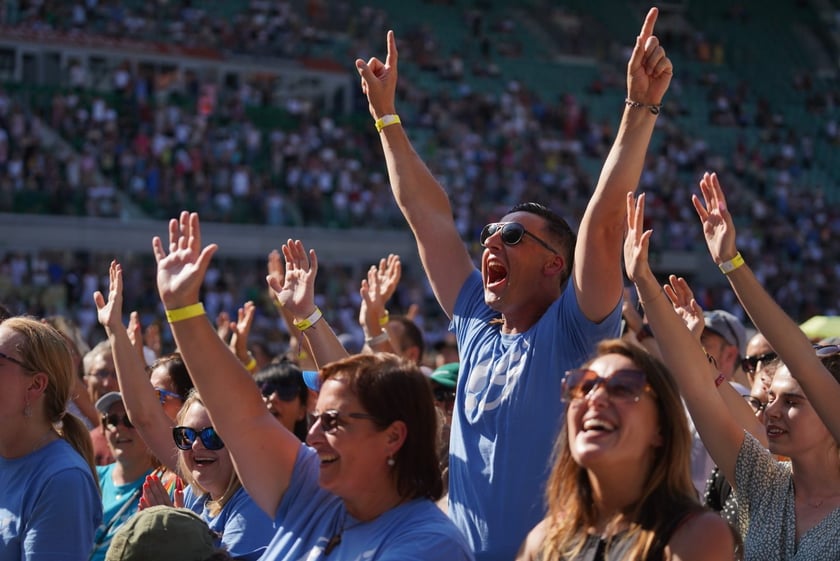 Uczestnicy ChwałaMu 2023. Tarczyński Arena Wrocław