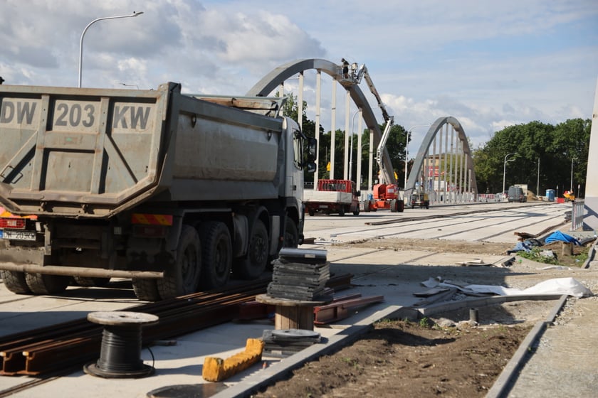 Próby obciążeniowe na mostach Chrobrego, 8 sierpnia 2023