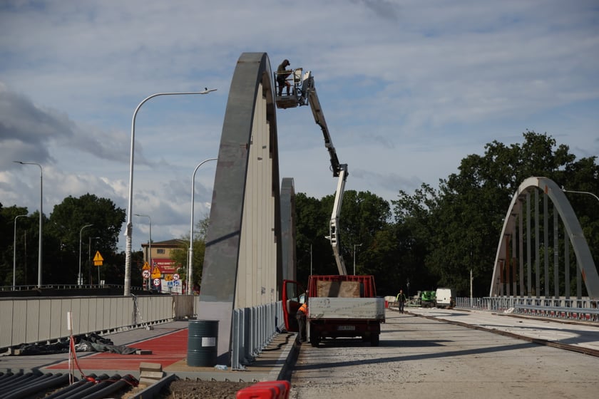 Próby obciążeniowe na mostach Chrobrego, 8 sierpnia 2023