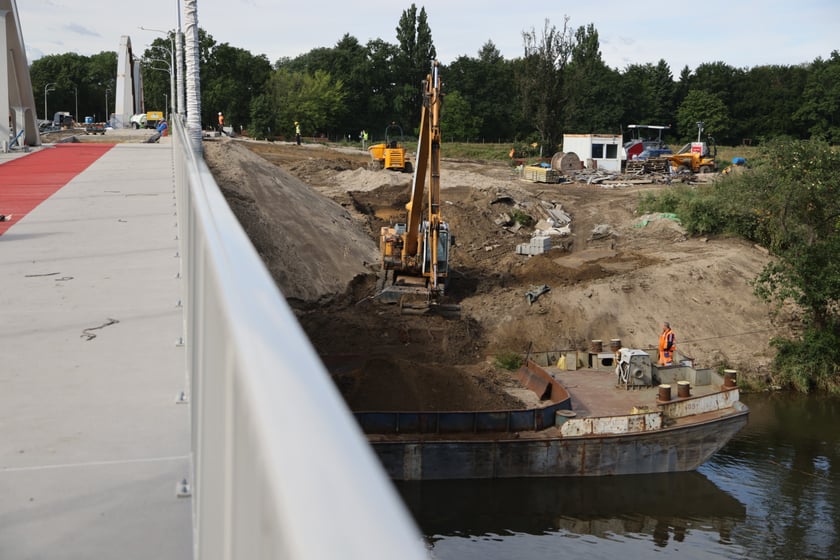 Próby obciążeniowe na mostach Chrobrego, 8 sierpnia 2023
