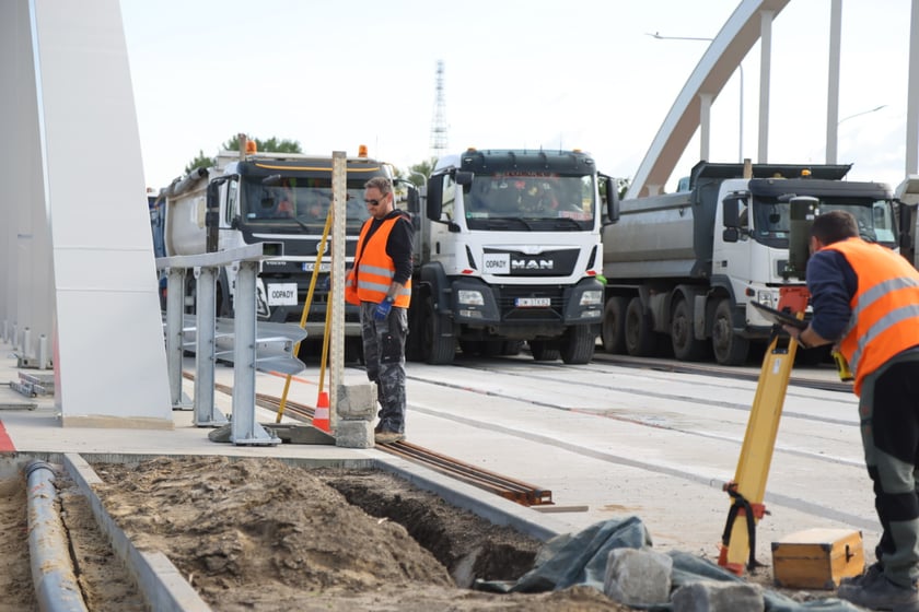 Próby obciążeniowe na mostach Chrobrego, 8 sierpnia 2023