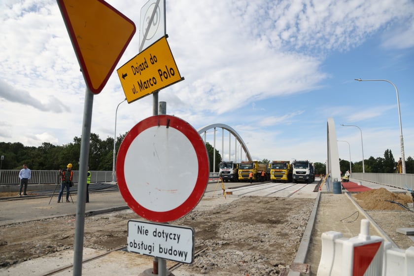 Próby obciążeniowe na mostach Chrobrego, 8 sierpnia 2023