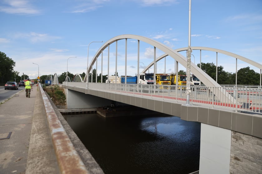 Próby obciążeniowe na mostach Chrobrego, 8 sierpnia 2023