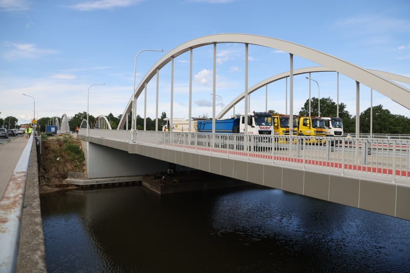 Próby obciążeniowe na mostach Chrobrego, 8 sierpnia 2023