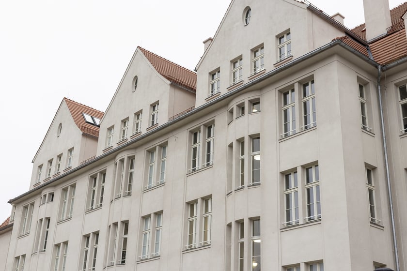 Budynek przy ul. Hoene-Wrońskiego zaprojektowany przez Maxa Berga