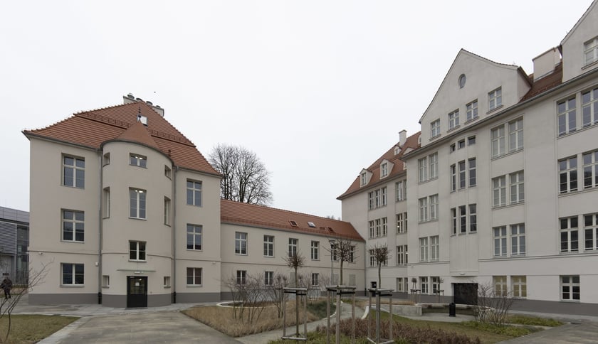 Budynek przy ul. Hoene-Wrońskiego zaprojektowany przez Maxa Berga