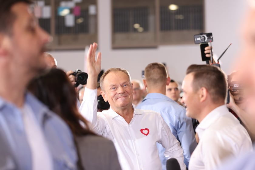 Spotkanie Donalda Tuska z wrocławianami w ZSP przy ul. Asfaltowej