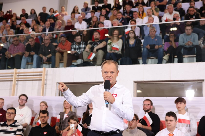 Spotkanie Donalda Tuska z wrocławianami w ZSP przy ul. Asfaltowej